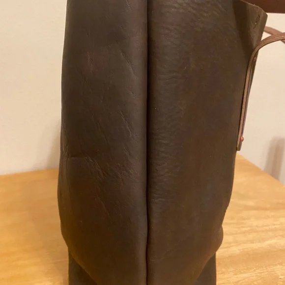 NWT Go Forth Goods Mocha Small Avery Tote Bag - Picture 3 of 10